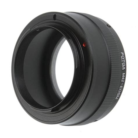 fotga lens adapter ring for m42 lens to canon eosm m2 m3 ef m mirrorless camera body fotga