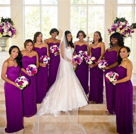 Cant Wait For This Pose With My Elite Eight Royal Purple Bridesmaid
