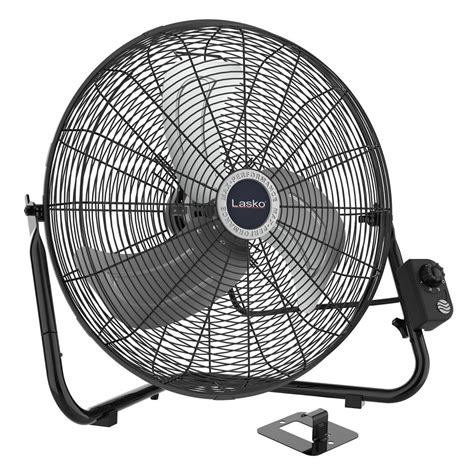 Lasko 20 Max Performance High Velocity Floor Fan With Wall Mount