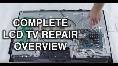 Lcd Tv Repair Tutorial Lcd Tv Parts Overview Common Symptoms