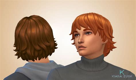 Mystufforigin Med Wavy Hair Conversion For Kids ~ Sims 4 864