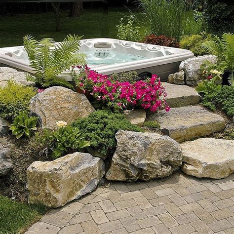 Soak Up The Sun In Your Backyard With These Hot Tub Landscaping Ideas • Gagohome Decor