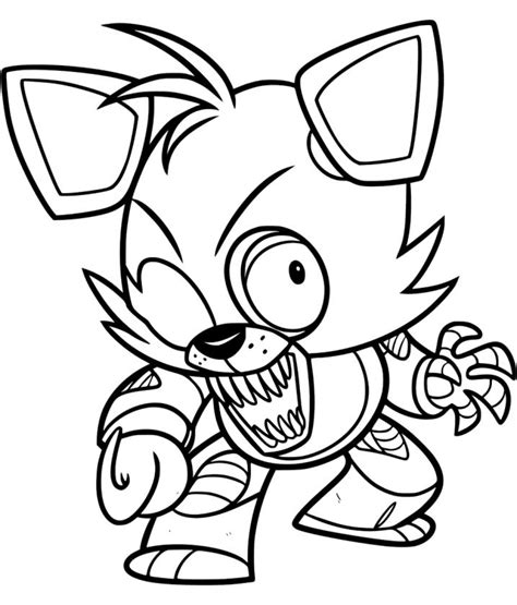 Get This fnaf coloring pages printable bw83
