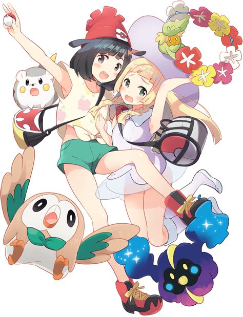 Lillie Selene Rowlet Cosmog Togedemaru And More Pokemon And More Drawn By Tachi