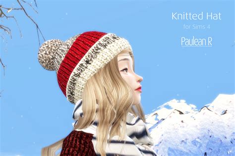 My Sims 4 Blog Winter Hats For Males And Females By Pauleanr
