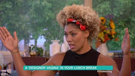 Itv This Morning Shows Designer Vagina Procedure Live Daily Mail Online