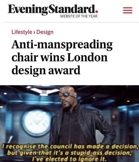Old Topic New Meme Rdankmemes Manspreading Chair Know Your Meme