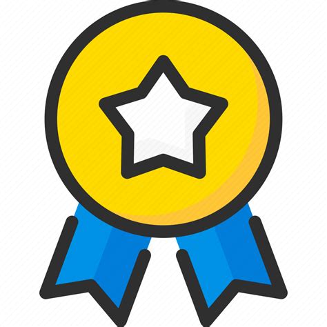 Award Medal Ribbon Star Trophy Win Icon Download On Iconfinder