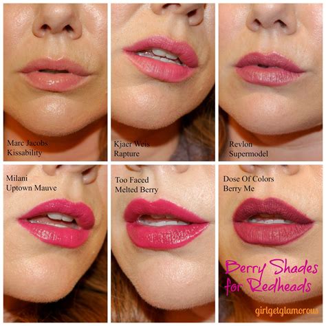 The Best Berry Lipsticks For Fair Skin Redheads Girlgetglamorous Fair Skin Makeup