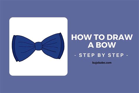 How To Draw A Bow Easy Drawing Tutorial For Kids