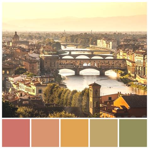 Tuscany Color Palette Vintage Colour Palette Summer Color Palette