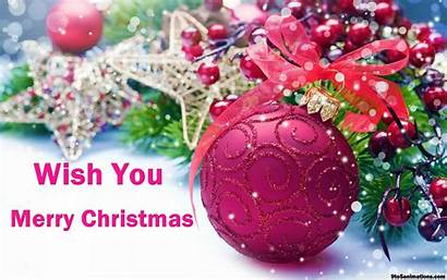 Merry Christmas Wallpapers Backgrounds Desktop Wishes Pink