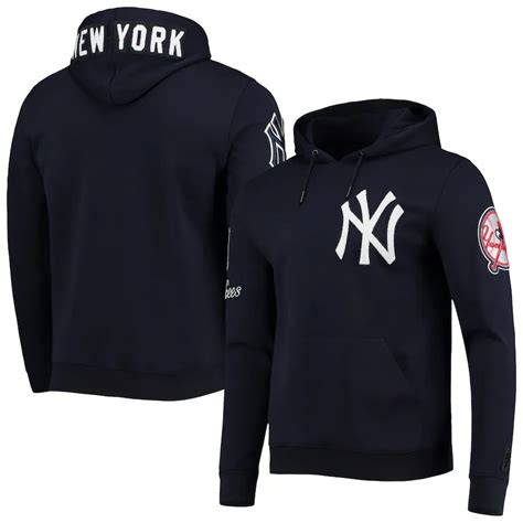 New York Yankees Pro Standard Team Logo Pullover Hoodie Navy
