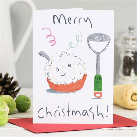 All seasonal items are final sale. Christmas Card Packs Food Pun Fun By Jo Clark Design ...