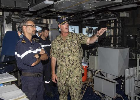 Uss Normandy Hosts Pakistani And French Naval Officers As Part Of Imx
