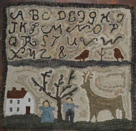 ☆plumrun creek☆ sampler rug rug hooking patterns hooked rugs primitive rugs