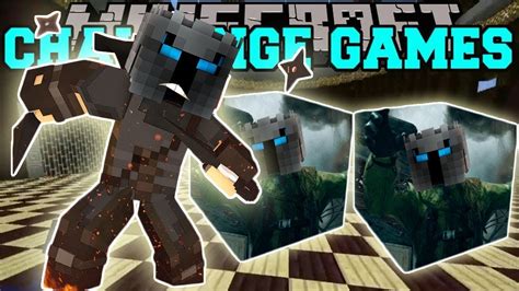 Popularmmos Pat And Jen Minecraft Ninja Challenge Games Lucky Block Mod Modded Mini Game