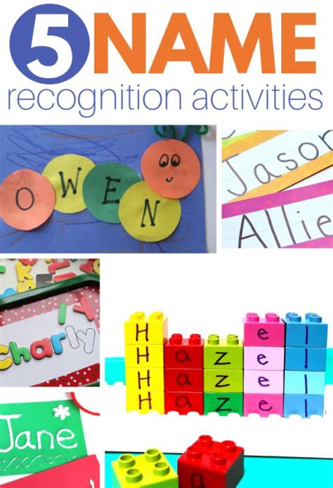 5 Name Recognition Activities For Preschool Preschool Names Letter