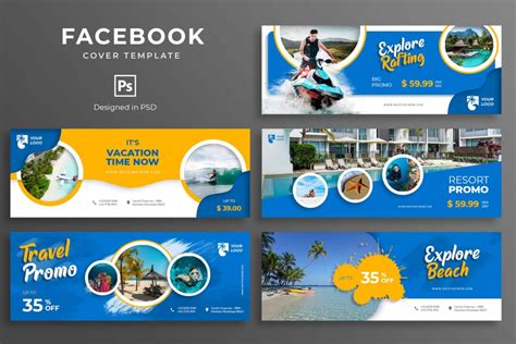 Facebook Cover Explore Beach Ui Creative