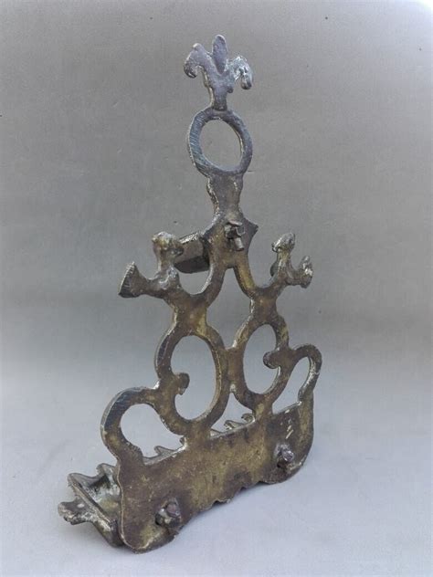 antique vintage bronze judaica hanukkah oil lamp menorah ebay
