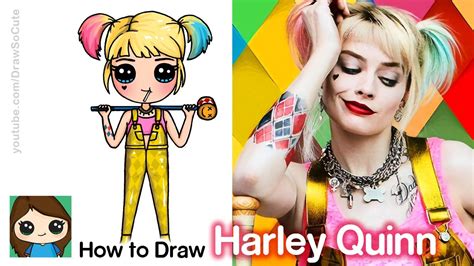 How To Draw Harley Quinn Birds Of Prey
