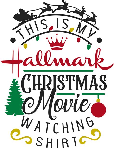 Free recipe svg files for cricut or silhouette. Free This Is My Hallmark Christmas Movie-Watching Shirt SVG Cut File | Craftables