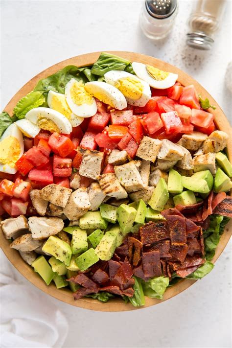 Turkey Cobb Salad Cobb Salad Recipe Cobb Salad Ingredients