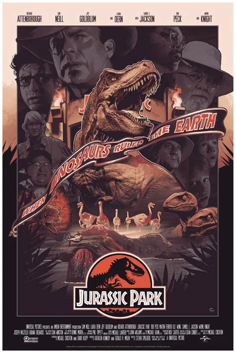 Jurassic Park Film Poster Signed Ap Jurassic Park Poster Jurassic Park Film Jurassic Park Movie