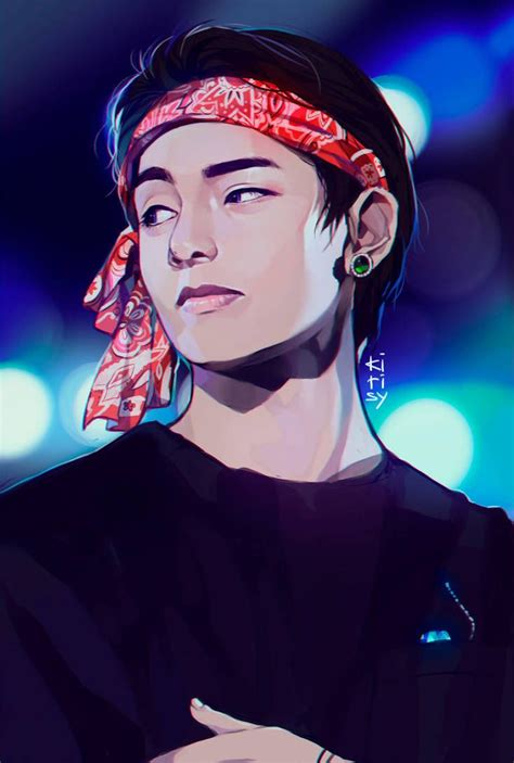 Bts Taehyung By Kirisy The Artist Captures That Look So Well Bts