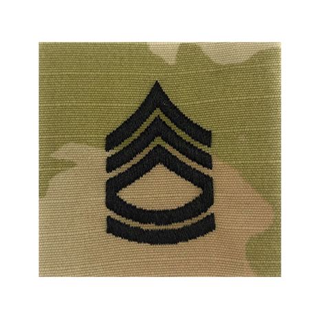 Us Army E7 Sergeant First Class Ocp 2x2 Sew On Rank For Shirtjacketc