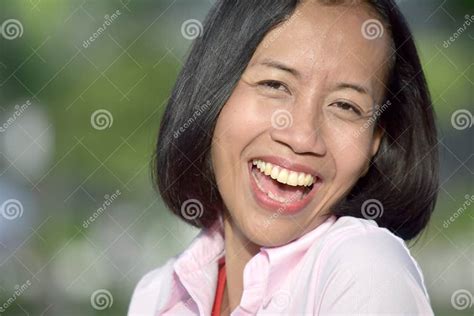 Smiling Youthful Filipina Female Stock Photo Image Of Minorities