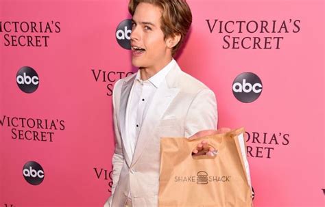 Dylan Sprouse Brought Burgers To The Victorias Secret Fashion Show