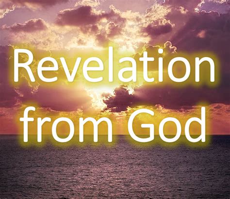 Eternity Talk Revelation From God