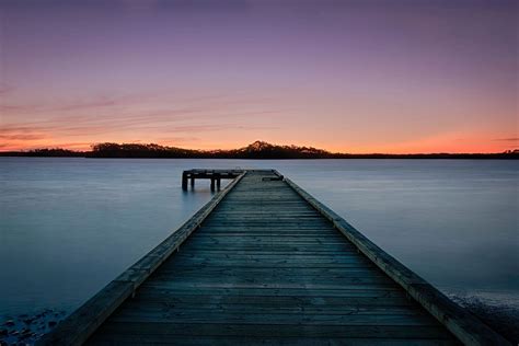 Long Exposure Sunset By The Pier Free Photo Rawpixel