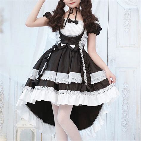 Japanese Elegant Servant Maid Lolita Dress Sd00077 Syndrome Cute