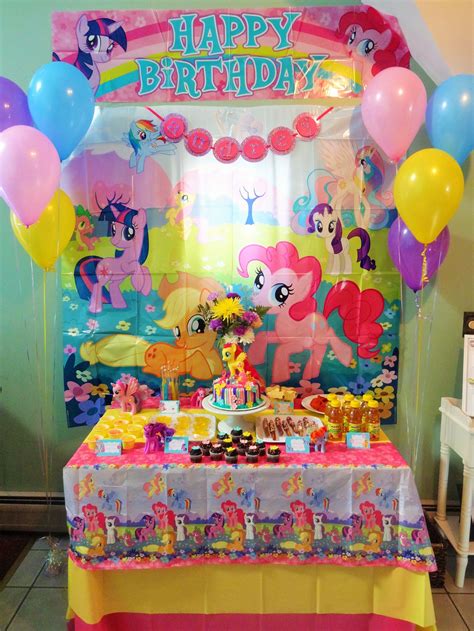 Beau Party Hk Pony Birthday Party My Little Pony Decorations