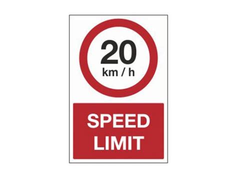 Par 026 Speed Limit To 20 Kmh Sign Benrhodes Nigeria Limited
