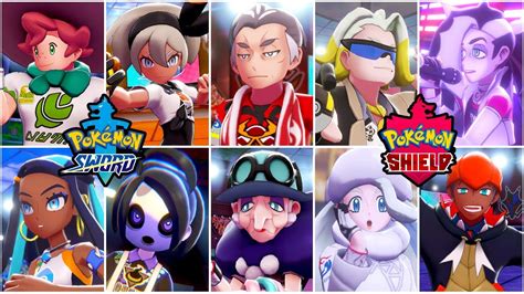 POKEMON SWORD AND SHIELD All Gym Leader Battles Gameplay All 10