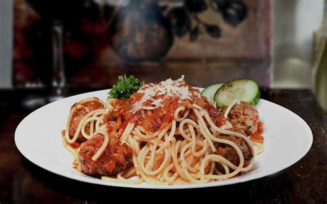 Sfondi Carne Spaghetti Pasta Pasto Gustoso Cucina Salsa Piatto