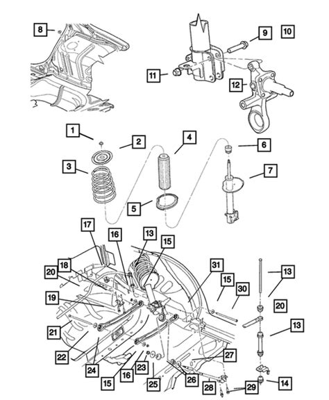 Manuals and user guides for dodge 2004 neon srt4. 2004 Dodge Neon Rear Suspension Diagram - 4656358aa ...