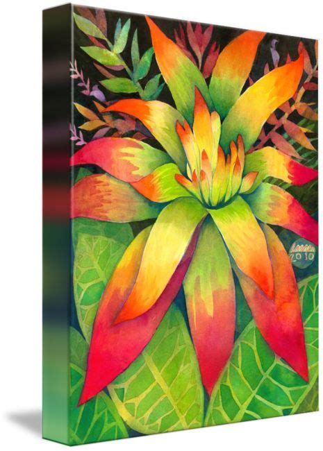 Jungle Floral By Lauren Mcmullen Tropical Art Print Floral Prints