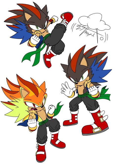 Sonic And Shadow Fusion Sondow 2 By Radblast On Deviantart