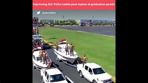 Impressing Sisi Police Cadets Pose Topless At Graduation Parade Youtube