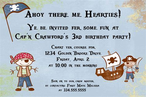 Pirate Birthday Party Pirate Birthday 3rd Birthday Parties 4th