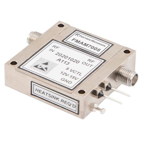 Variable Gain Control Amplifier Ghz To Ghz Gaas Fet Db Gain Db Variable Gain