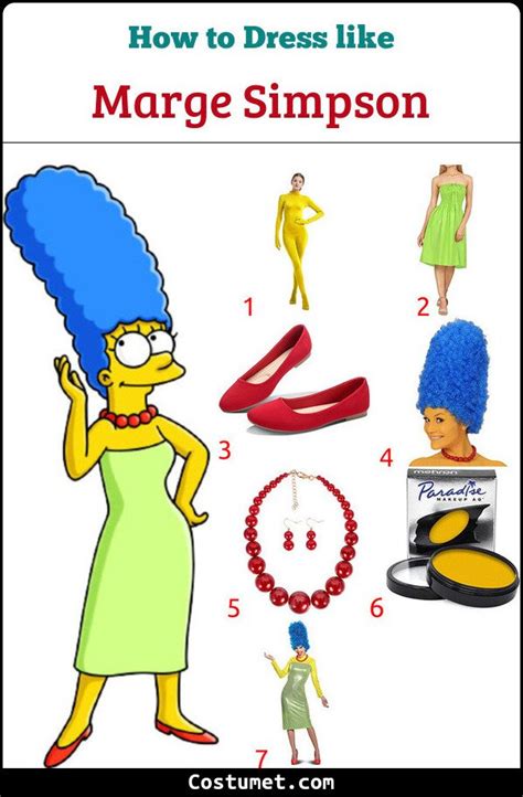 Marge Simpson The Simpsons Costume For Cosplay Halloween 2022