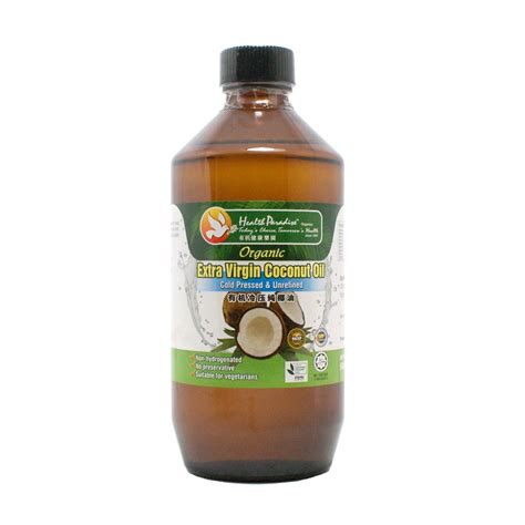 Health Paradise Organic Virgin Coconut Oil Cold Pressed 500ml