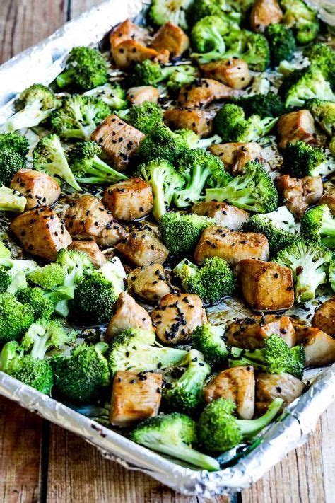 In a medium bowl, mix together sauce ingredients until combined. Low-Carb Sesame Chicken and Broccoli Sheet Pan Meal ...