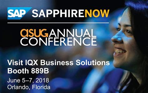 Iqx Business Solutions Announces Its Participation At Sapphire Now To