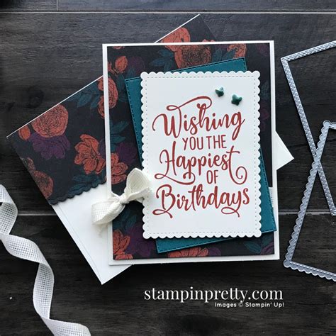Stampin Up Happiest Of Birthdays Card